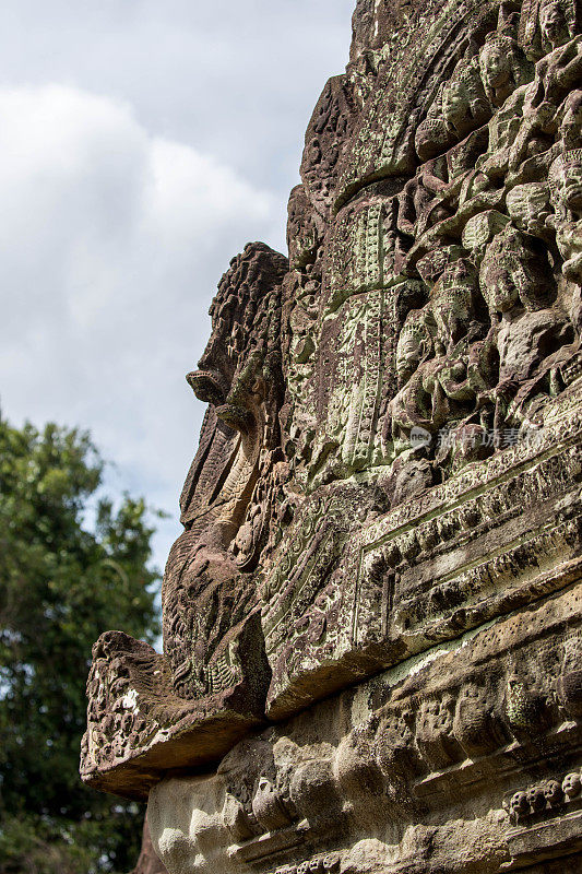 柬埔寨:Banteay Samré吴哥建筑群中的寺庙